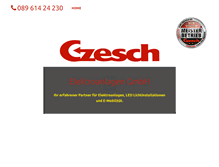 Tablet Screenshot of czesch.com